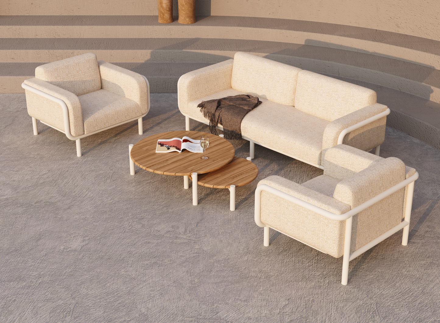 Cadiz 5 Piece Sofa Set