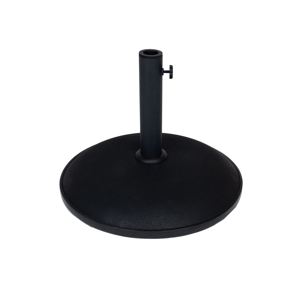 Black Concrete Umbrella Base