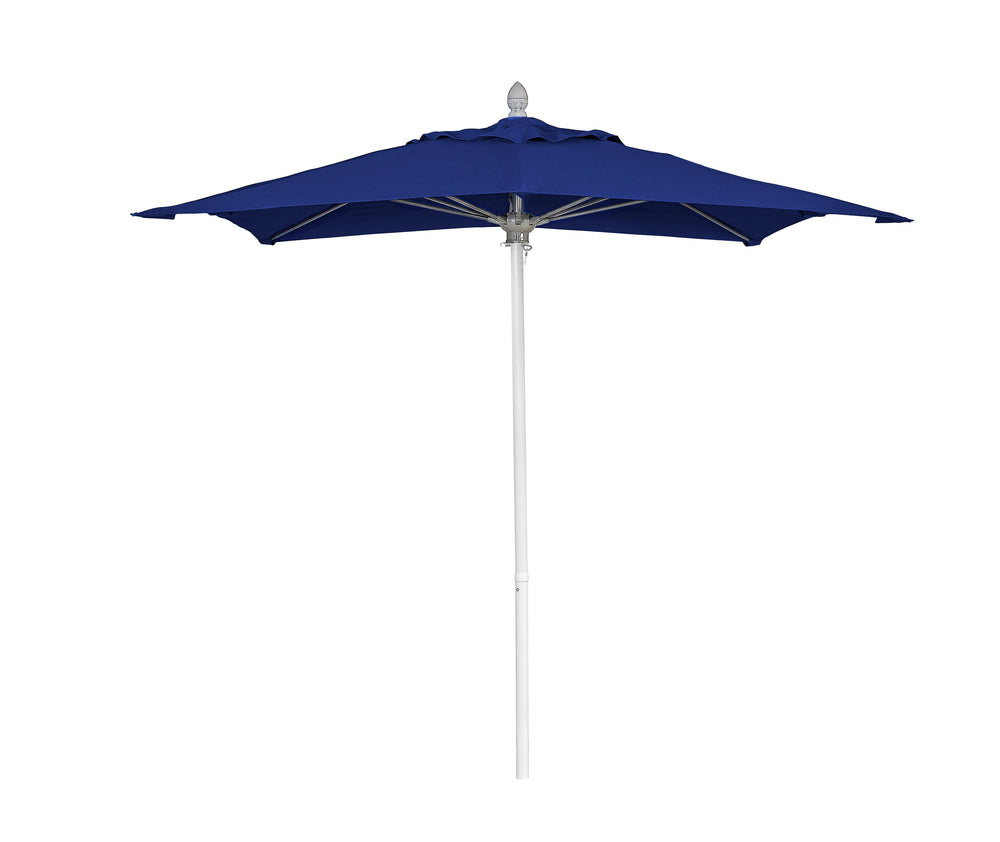 Luna 7.5FT Square Pulley Aluminum Umbrella - Sunbrella Fabric