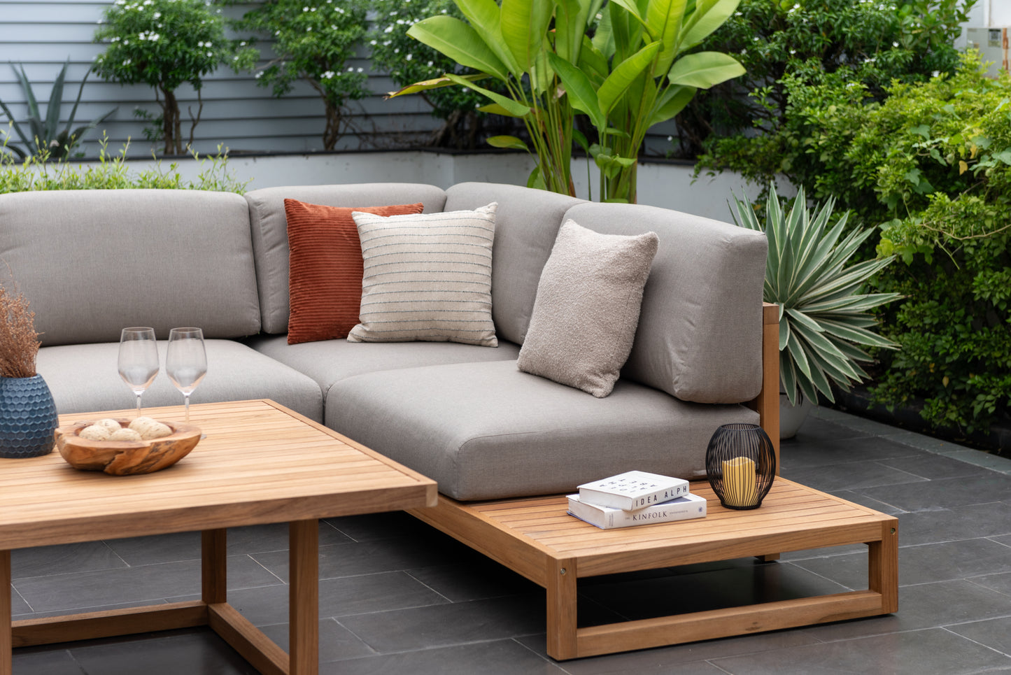 Fuegi Sectional 2 Seater Sofa With Coffee Table