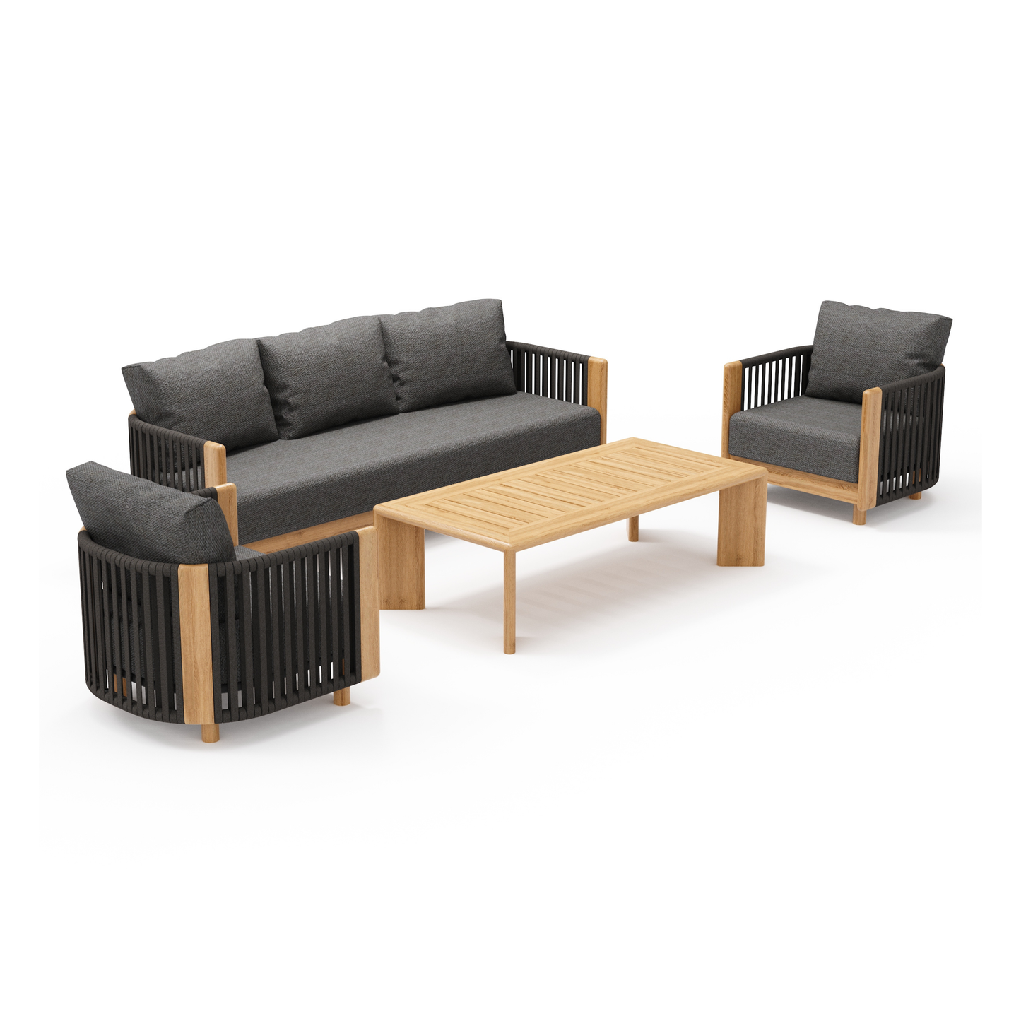 Pompano 4-Piece Sofa Set